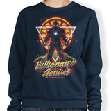 Retro Billionaire Genius - Sweatshirt