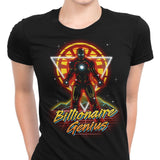 Retro Billionaire Genius - Women's Apparel