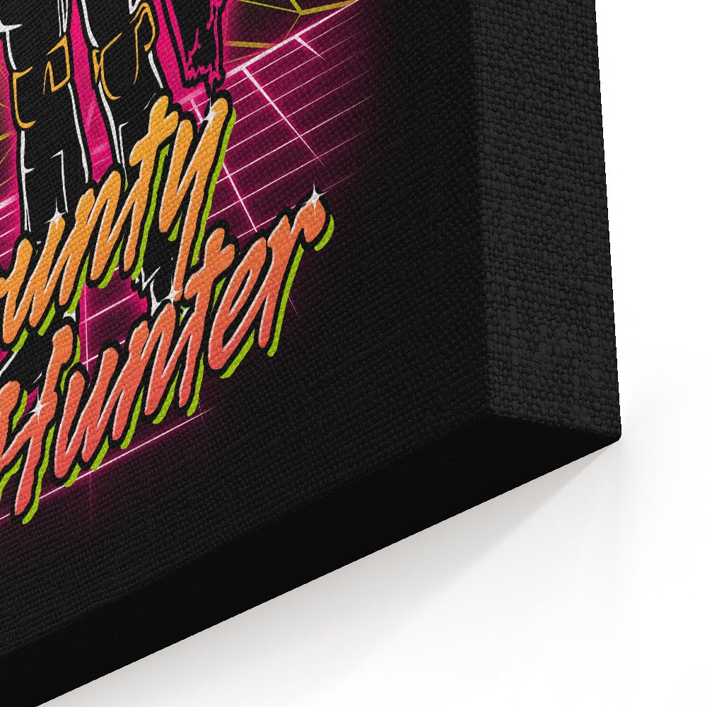 Retro Bounty Hunter - Canvas Print