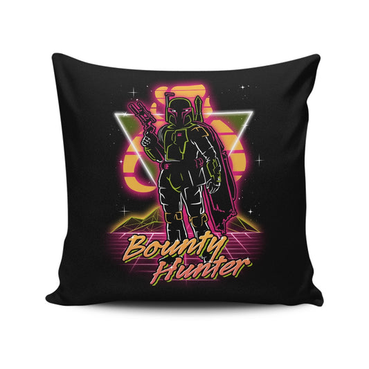 Retro Bounty Hunter - Throw Pillow
