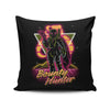 Retro Bounty Hunter - Throw Pillow