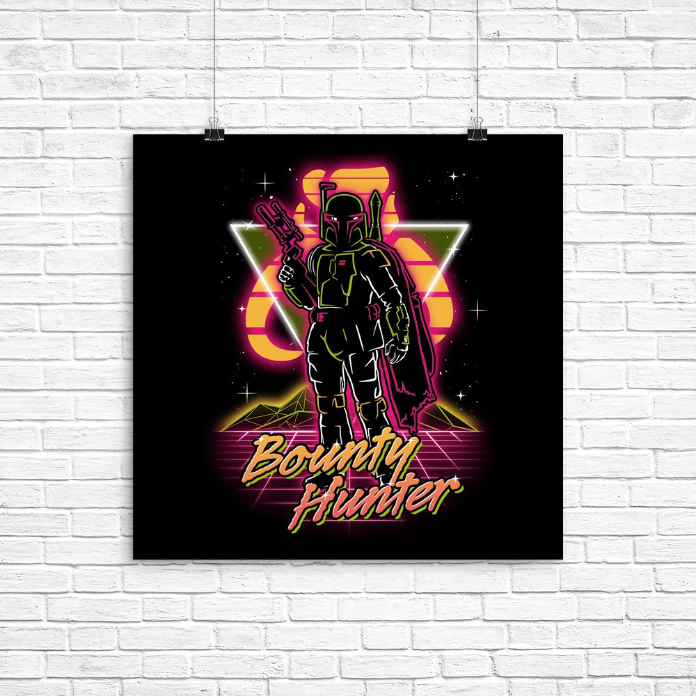 Retro Bounty Hunter - Poster
