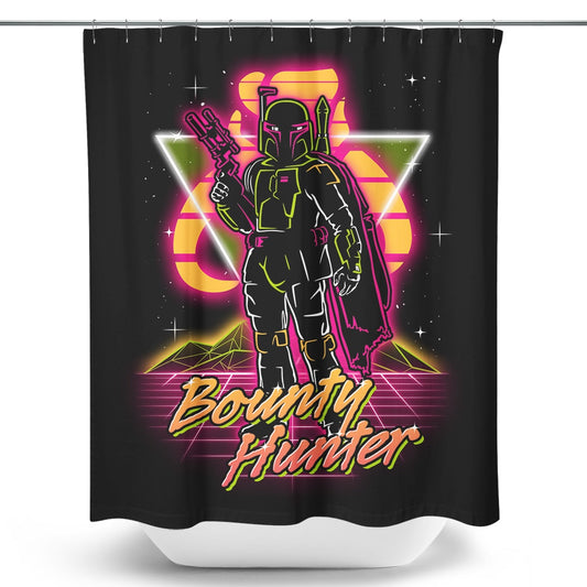 Retro Bounty Hunter - Shower Curtain