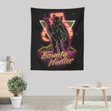 Retro Bounty Hunter - Wall Tapestry