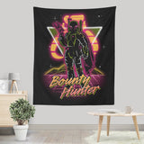Retro Bounty Hunter - Wall Tapestry