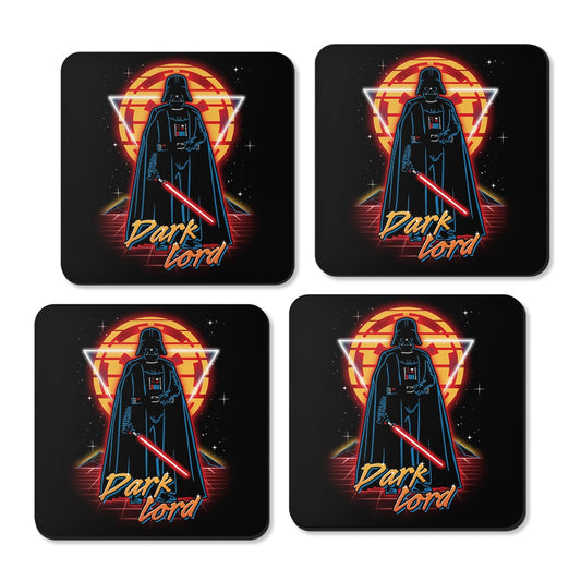 Retro Dark Lord - Coasters