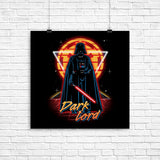 Retro Dark Lord - Poster