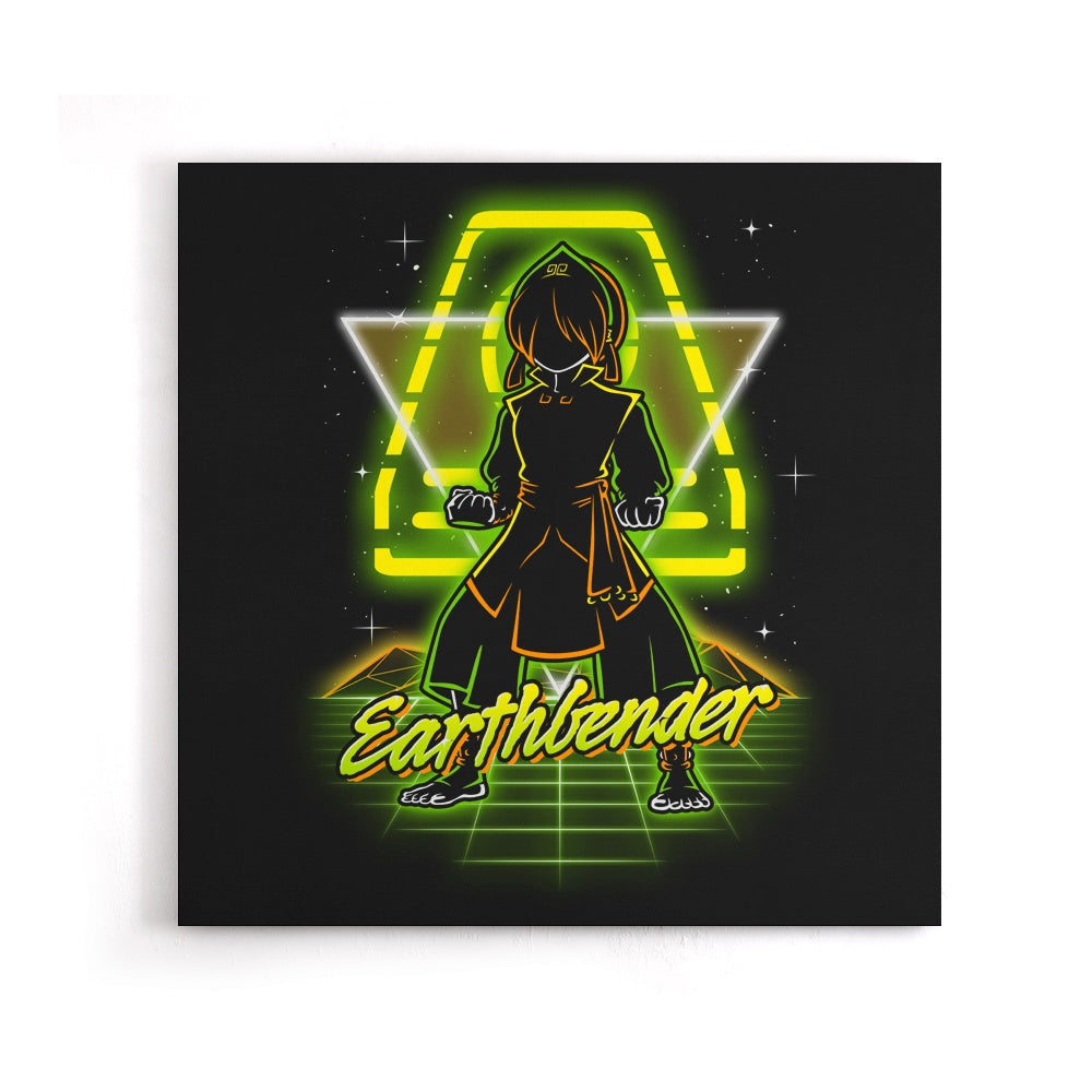 Retro Earthbender - Canvas Print