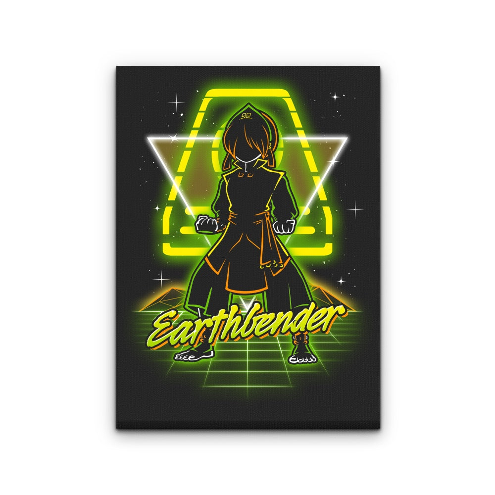 Retro Earthbender - Canvas Print