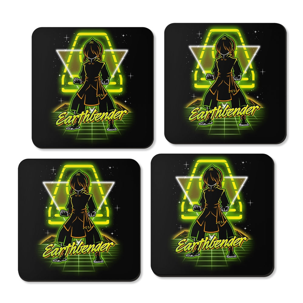 Retro Earthbender - Coasters