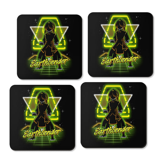 Retro Earthbender - Coasters