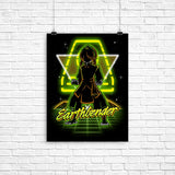 Retro Earthbender - Poster