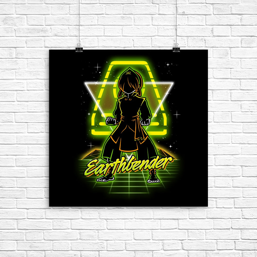 Retro Earthbender - Poster