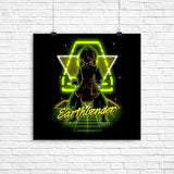 Retro Earthbender - Poster