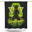 Retro Earthbender - Shower Curtain