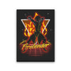 Retro Firebender - Canvas Print