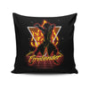 Retro Firebender - Throw Pillow