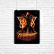 Retro Firebender - Poster