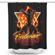 Retro Firebender - Shower Curtain