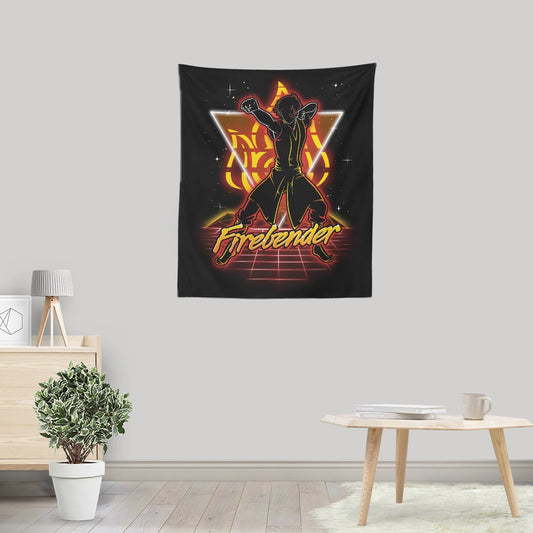Retro Firebender - Wall Tapestry