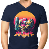 Retro Hunter - Men's V-Neck