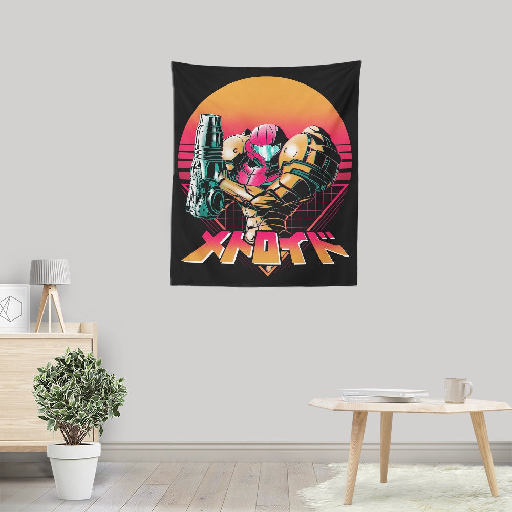 Retro Hunter - Wall Tapestry