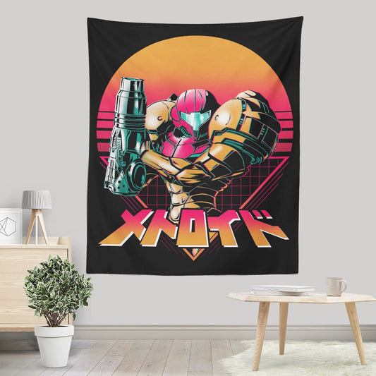 Retro Hunter - Wall Tapestry