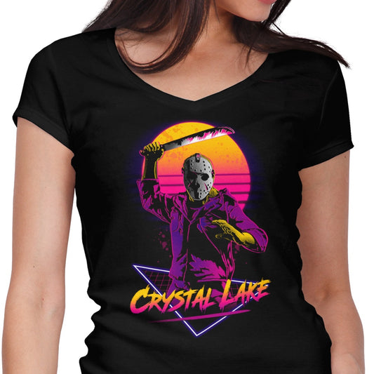 Retro Machete - Women's V-Neck