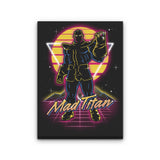 Retro Mad Titan - Canvas Print