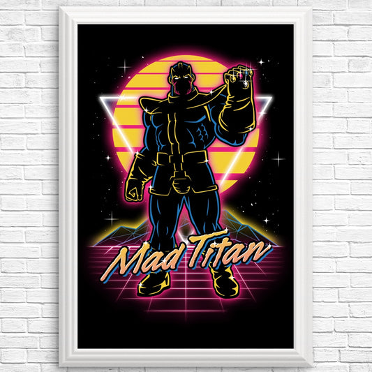 Retro Mad Titan - Posters & Prints