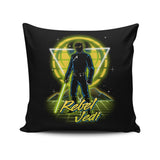 Retro Rebel Jedi - Throw Pillow