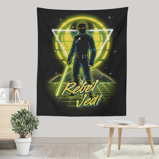 Retro Rebel Jedi - Wall Tapestry
