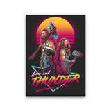 Retro Space Vikings - Canvas Print