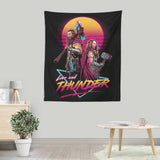 Retro Space Vikings - Wall Tapestry