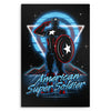 Retro Super Soldier - Metal Print