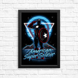 Retro Super Soldier - Posters & Prints