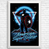 Retro Super Soldier - Posters & Prints