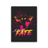 Retro Terrible Fate - Canvas Print