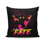 Retro Terrible Fate - Throw Pillow