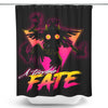 Retro Terrible Fate - Shower Curtain
