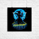 Retro Waterbender - Poster