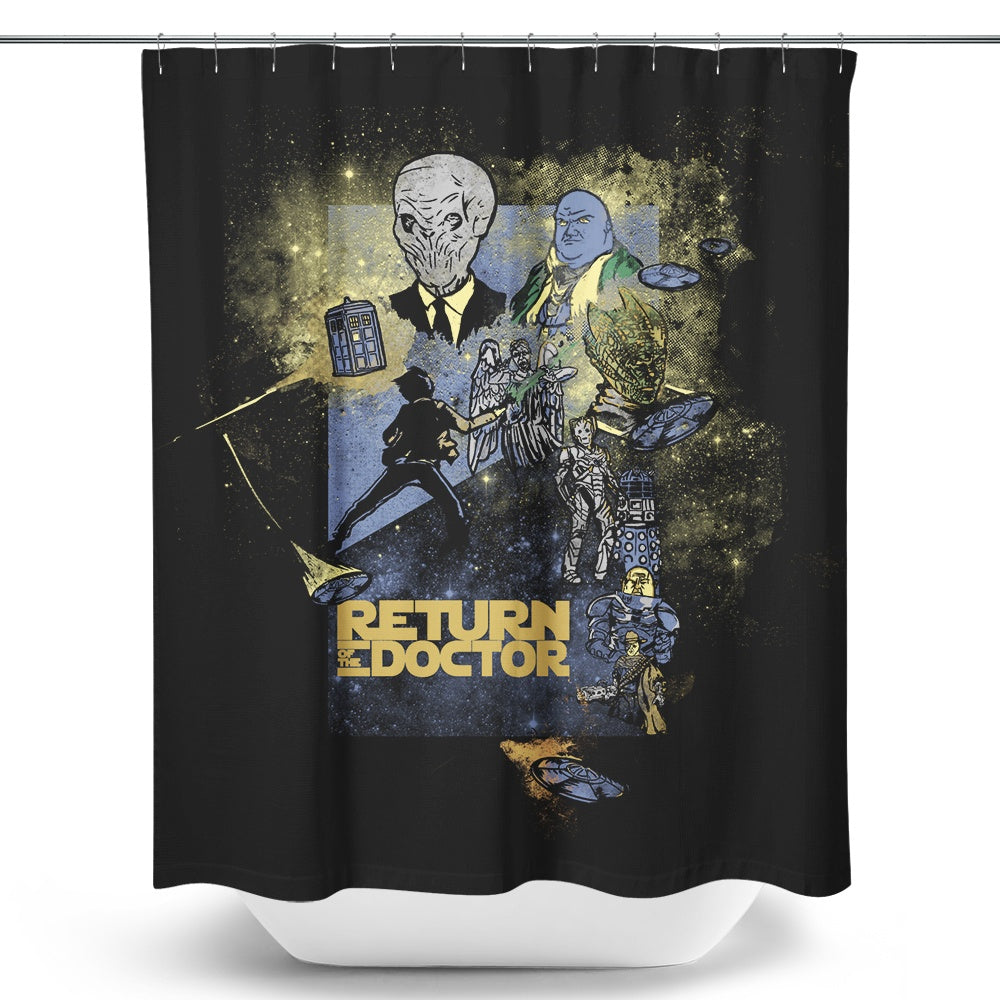 Return of the Doctor - Shower Curtain