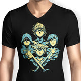 Rhapsody Hearts - Men's V-Neck