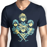 Rhapsody Hearts - Men's V-Neck