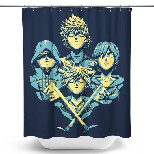 Rhapsody Hearts - Shower Curtain