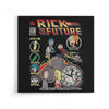 Rick to the Future - Canvas Print