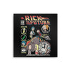 Rick to the Future - Metal Print
