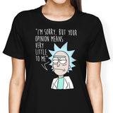 Rick's Opinion - Women's Apparel