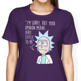 Rick's Opinion - Women's Apparel