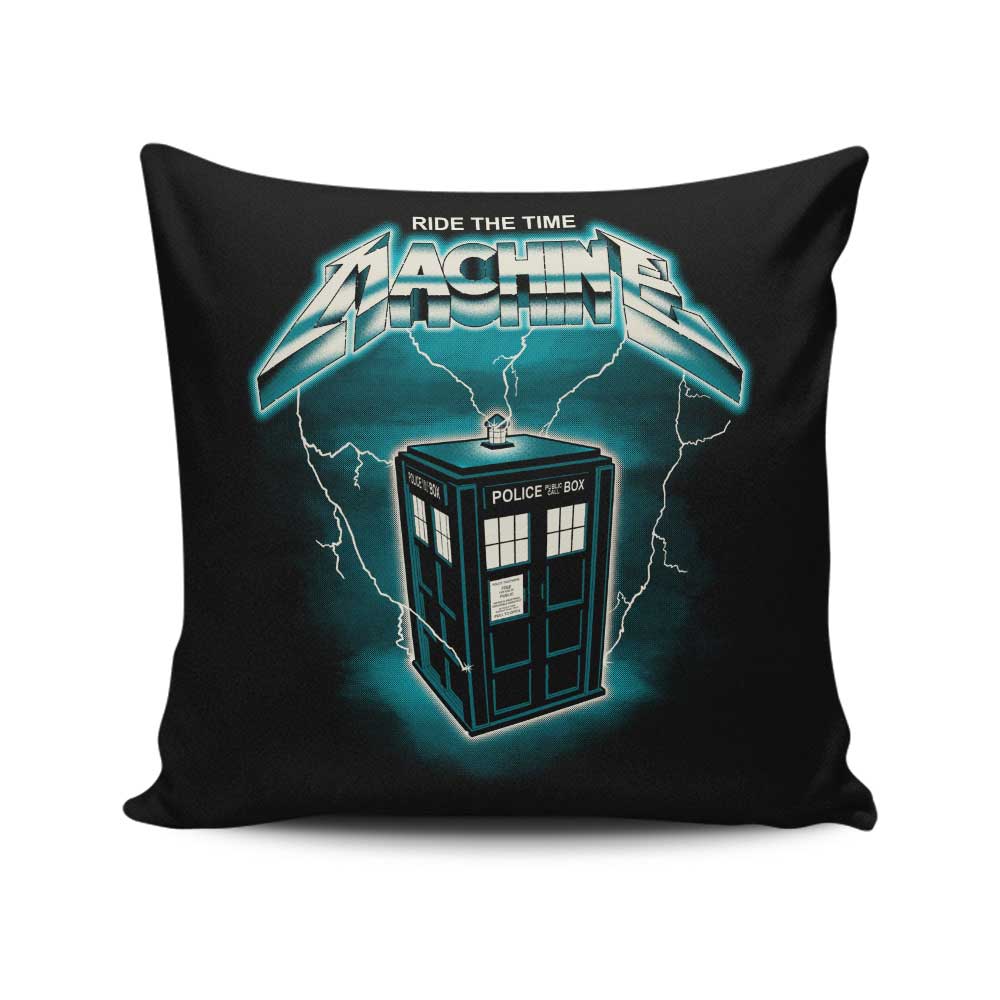 Ride the Time Machine - Throw Pillow